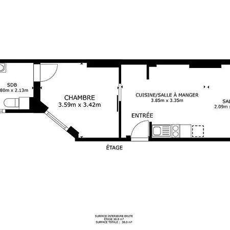 Hiver Magnifique 2 Pieces Rdc Proche Centre-ville Apartment